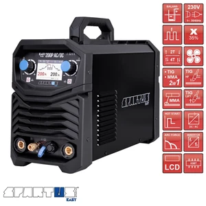 Zváračka SPARTUS EasyTIG 200P AC/DC + horák Easy mini TIG 17/4 + sada