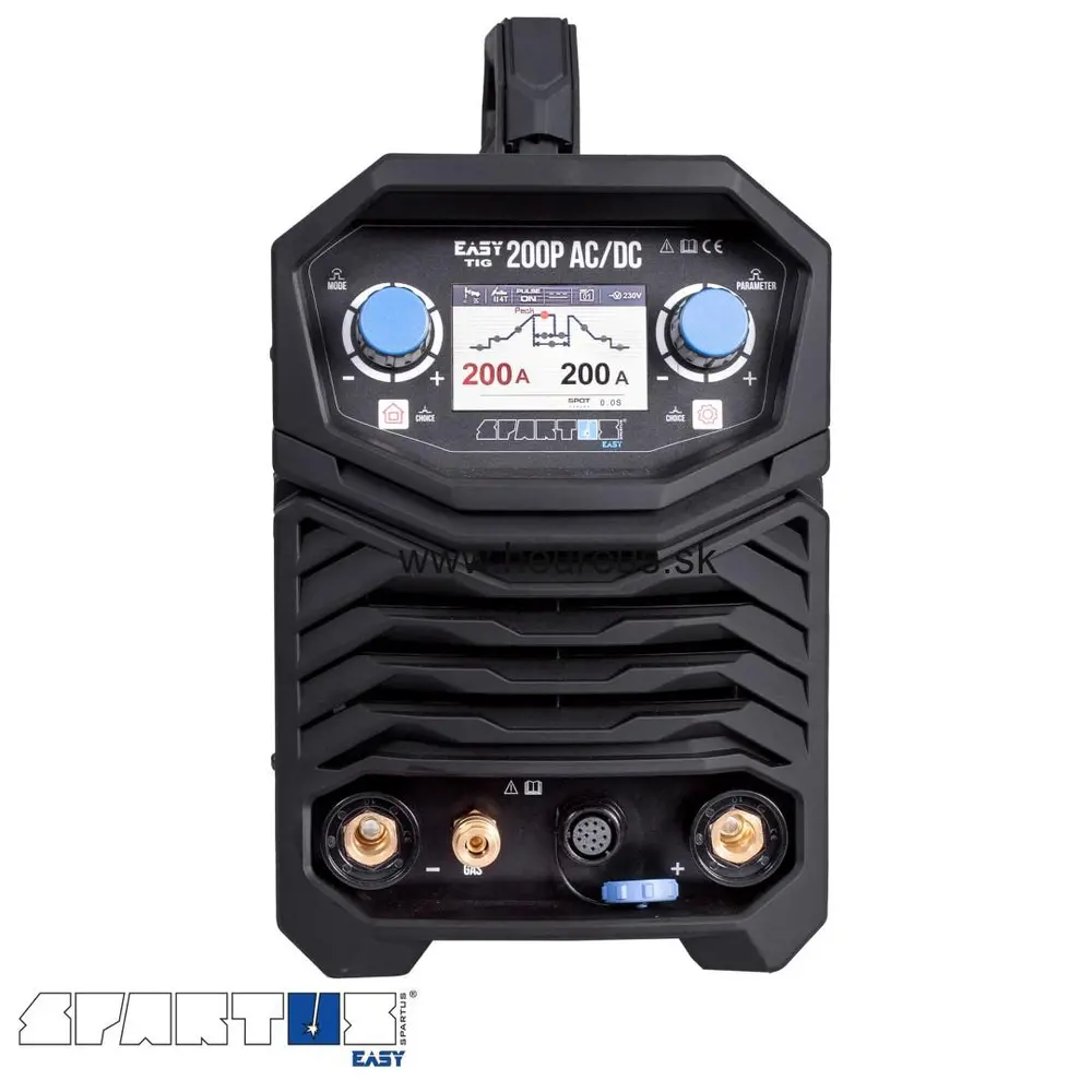 Zváračka SPARTUS EasyTIG 200P AC/DC + horák Easy mini TIG 17/4 + sada