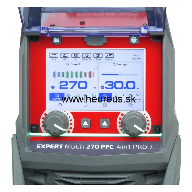 MIG/TIG AC/DC invertorový zvárací stroj IDEAL EXPERT MULTI 270 PFC PULSE 4v1 Pro7