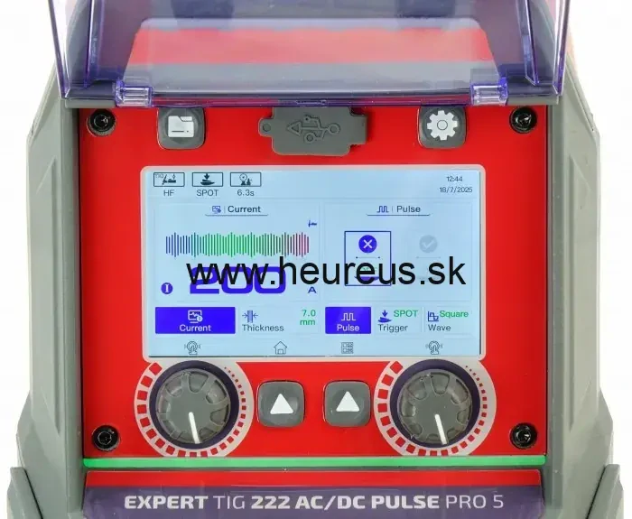 TIG zváračka IDEAL EXPERT TIG 222 AC/DC PFC PULSE Pro5 LCD + diaľkové ovládanie