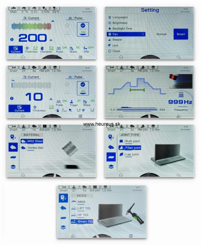 TIG zváračka IDEAL EXPERT TIG 201 DC PULSE Pro3.5 LCD + diaľkové ovládanie